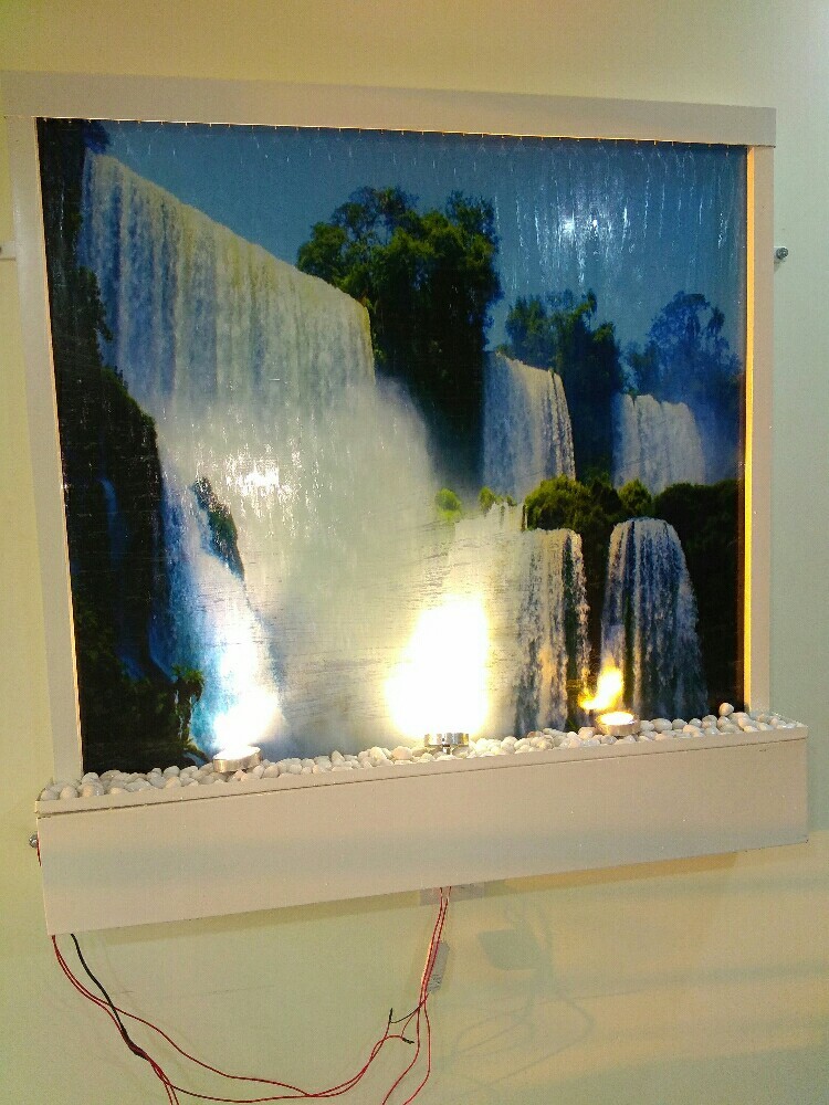 Glass Water Screen Fountain